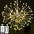 billige LED-kædelys-fyrværkeri jule fe lys led kobbertråd starburst lyskæde 8 modes bryllup dekorativ ophængning til fest gårdhave have batteridrevet med fjernbetjening