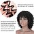 cheap Human Hair Capless Wigs-Human Hair Wig Short Deep Curly Asymmetrical Black Soft Party Women Capless Brazilian Hair Women&#039;s Natural Black #1B 12 inch Party / Evening Daily Daily Wear