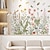tanie Naklejki ścienne z dekoracjami-zwierzęta kwiatowy &amp; Rośliny naklejki ścienne sypialnia salon zdejmowane wstępnie wklejone pcv home decoration naklejka ścienna 2 sztuk