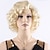 ieftine perucă mai veche-peruci blonde pentru femei perucă sintetică perucă ondulată peruci scurte blonde scurte afro pentru femei în vârstă respirabile