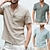 Χαμηλού Κόστους Αντρικά Ρούχα-100% βαμβακερό ανδρικό μπλουζάκι με λαιμόκοψη ανδρικό λινάρι φαρδύ μονόχρωμο μονόχρωμο κοντομάνικο βαμβακερό λινό μπλουζάκι ανδρικά casual μαλλιά