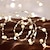 tanie Taśmy świetlne LED-5 m 50 leds perłowy drut miedziany łańcuch świetlny zasilana bateryjnie lampka wróżka boże narodzenie wesele girlanda do domu dekoracja świąteczna!