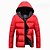 cheap Softshell, Fleece &amp; Hiking Jackets-Men&#039;s Warm Hooded Puffer Jacket Thicken Padded Winter Coat Fleece Jacket Outdoor Thermal Breathable Lightweight Soft Outerwear Winter Jacket Parka Skiing Snowboard Fishing Red black Black