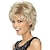 cheap Older Wigs-Short Blonde Wigs Omber Blonde Pixie Cut Wig for Women Natural Wavy Real Hair Synthetic Wig with Bangs