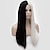 abordables Perruques de déguisement-perruque de cosplay perruque bob ondulée blanc noir 3 cheveux synthétiques femme noir
