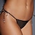 voordelige Sexy bodies-Dames Slipjes 1 PC Polyester Kant Standaard Zwart / Lage Taille / G-string / tanga