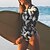 cheap Diving Suits &amp; Rash Guards-Women&#039;s Swimwear Rash Guard Diving Swimsuit Zipper Black High Neck Bathing Suits New Vacation Fashion / Modern / Padded Bras