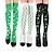 cheap Carnival Costumes-Shamrock Irish Cosplay Casual Socks / Long Stockings Masquerade St. Patrick&#039;s Day 2022 3 Leaf Women&#039;s for Carnival Masquerade Mardi Gras Party Masquerade Adults&#039;