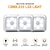 cheap Décor &amp; Night Lights-Square Motion Sensor Night Lights Battery Powered PIR Induction Under Cabinet Light Closet Lamp With Magnetic Stairs Kitchen Bedroom Lighting 1pcs
