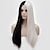 abordables Pelucas para disfraz-Peluca de cosplay peluca bob ondulada blanco negro 3 pelo sintético mujer negro
