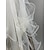 cheap Wedding Veils-Two-tier Classic / Sweet Wedding Veil Elbow Veils with Satin Bow 23.62 in (60cm) Lace