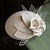 Χαμηλού Κόστους Fascinators-fascinators kentucky derby καπέλο μαλλί κουβά καπέλο ιπποδρομία γυναικεία ημέρα μελβούρνη φλιτζάνι λουλούδι κομψό με λουλουδάτο τούλι κεφαλόδεσμο