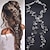 cheap Hair Styling Accessories-Bridal Rose Gold and Gold Silver Extra Long Pearl and Crystal Beads Bridal Hair Vine Wedding Head Piece Bridal Hair Accessories Headband Hair Jewelry Hair Accessories