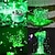 voordelige LED-lichtstrengen-st. patrick&#039;s day lights groene kleur 8 modellen 5m 10m 20m usb led vakantie kerstverlichting waterdichte led zilver koperdraad string met afstandsbediening voor kerstfeest bruiloft decoratie 1pc
