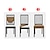 olcso Étkezőszék huzat-üléshuzatok ebédlői székekhez megkötős sztreccs jacquard székhuzatok védők étkező konyhai székekhez
