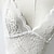 cheap Sexy Lingerie-Women&#039;s Plus Size Bras &amp; Bralettes Wireless 3/4 Cup Lace Flower / Floral Micro-elastic Sport Valentine&#039;s Day Casual / Daily Cotton White / 1 PC