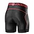 cheap Cycling Underwear &amp; Base Layer-Arsuxeo Men&#039;s Cycling Padded Shorts Cycling Underwear Bike Padded Shorts 5D padded Chamois Bottoms Breathable Sweat wicking Sports Solid Color Black Red Gray Bike Wear