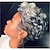cheap Black &amp; African Wigs-Afro Curly Synthetic Wigs for Black Women Short Gray Wigs for Black Women African American Short Black Brown Curly Wigs