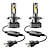 economico Fari auto-2 pezzi Auto LED Lampada frontale 9003 H4 HB2 Lampadine 10000 lm 72 W 6000 k Plug-and-Play Migliore qualità Per Universali Tutti gli anni