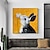 voordelige Verf-gelukkig pasen mintura handgemaakte olieverf op canvas muur kunst decoratie moderne abstracte konijn dier foto voor home decor gerold frameloze ongestrekte schilderij