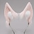 baratos Acessórios de penteados-orelhas de besta lolita feitas à mão pele de cosplay vertical orelhas de raposa branca bandana perucas de festa de halloween