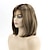 Недорогие старший парик-коричневые парики для женщин короткие светлые волосы боб парик с челкой темные корни клубничные светлые прямые парики для белых женщин синтетический парик длиной до плеч