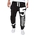 cheap Men&#039;s Pants-Men‘s Active / Basic Casual Sports Weekend Loose / Active / Relaxed wfh Sweatpants - Letter Black Dark Gray Light gray L XL XXL