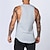 cheap Running Tops-Men&#039;s Running Tank Top Sleeveless Tee Tshirt Athletic Cotton Breathable Quick Dry Moisture Wicking Gym Workout Running Active Training Sportswear Activewear White Black Army Green / Micro-elastic