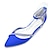 ieftine Pantofi de Mireasă-Pentru femei pantofi de nunta Sandale de cristal Pantofi de mireasa Toc Drept Vârf ascuțit Elegant Satin Curea Gleznă Argintiu Alb Cristal