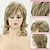 Недорогие старший парик-короткий смешанный светлый кудрявый парик с челкой натуральный волнистый синтетический парик для женщин короткие натуральные волнистые парики