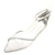 ieftine Pantofi de Mireasă-Pentru femei pantofi de nunta Sandale de cristal Pantofi de mireasa Toc Drept Vârf ascuțit Elegant Satin Curea Gleznă Argintiu Alb Cristal