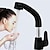 cheap Classical-Matte Black Bathroom Basin Faucet Pull Out Spout Rotatable Liftable Body Deck Mounted Hot and Cold Water Mixer Tap