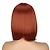 billige Parykker av topp kvalitet-oransje parykker for kvinner porsmeer kort bob rett hår parykker for kvinner skulderlengde hel parykk naturlig ingefær rød farge
