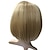 cheap Older Wigs-Blonde Bob Wig Synthetic Wig Straight Straight Bob With Bangs Wig Blonde Short Blonde Synthetic Hair Women‘s Heat Resistant Side Part Blonde