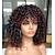 Недорогие Высококачественные парики-черные парики для женщин самый красивый афро-вьющийся парик черный с теплыми коричневыми бликами парик с челкой для чернокожих женщин естественный вид для повседневной носки