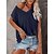 cheap Basic Women&#039;s Tops-Womens T Shirts Basic V Neck Tee Loose Fitting Casual Short Sleeve Tops