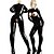 abordables Cuerpos sexys-Mujer Talla Grande Ultrasexy Body Peluches y Bodies Color sólido Dama sexy Discoteca Charol Negro / Erótico