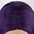 economico Parrucche trendy sintetiche-parrucche viola per le donne parrucca sintetica parrucca onda profonda parrucche lunghe nere / viola parrucche per feste di natale da 26 pollici