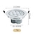 voordelige LED-verzonken lampen-5 stuks 7 W LED-spotlampen LED Ceilling Light Recessed Downlight 7 LED-kralen Krachtige LED Decoratief Warm wit Koel wit 175-265 V / RoHs / 90