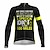 cheap Cycling Jerseys-21Grams® Men&#039;s Cycling Jersey Long Sleeve Mountain Bike MTB Road Bike Cycling Graphic Shirt Black Breathable Quick Dry Moisture Wicking Sports Clothing Apparel / Athleisure