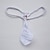 billige Eksotisk herreundertøj-Herre 3 pakke G-strenge Thong Undertøj G-streng undertøj Snor Bomuld Polyester Ensfarvet Lav Talje Sort Hvid