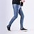 ieftine Pantaloni Chinos-Bărbați Pantaloni Pantaloni din piele artificială Pantaloni casual Buzunar Picior drept Simplu Ελαστικό Petrecere Purtare Zilnică Piele Artificială Modă Șic Stradă Negru Alb