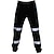 cheap Men&#039;s Pants &amp; Shorts-mens work pants cargo, night high visibility reflective waterproof safety trousers Casual Pants Panelled Silver Reflective Stripe Cargo Pants black