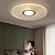 abordables Plafonniers et ventilateurs-45 cm plafonniers led ice crack design métal peint finitions modernes 220-240v