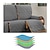 preiswerte Liegestuhlabdeckung-2-Sitzer Anti-Rutsch-Liege-Sofabezug passender Leder-Liegesofa wasserabweisender Anti-Kratz-Couchbezug für Doppel-Liegestuhl geteilter Sofabezug für jeden Sitz Möbelschutz mit elastischen Bändern