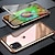cheap iPhone Cases-Phone Case For Apple Magnetic Adsorption iPhone 14 Pro Max 13 12 11 Pro Max Mini X XR XS 8 7 Plus Full Body Protective Double Sided Anti-Scratch Transparent Tempered Glass Metal
