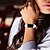 voordelige Horlogebandjes voor Fitbit-1 pcs Slimme horlogeband voor Fitbit 5 . opladen Fitbit Charge 5 Echt leer Smartwatch Band Leren lus Zakelijke band Vervanging Polsbandje