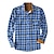 cheap Softshell, Fleece &amp; Hiking Jackets-Men&#039;s Buck Camp Flannel Shirt Jacket Long Sleeve Plaid Button Down Shirt Work Shirt Work Utility Casual Button Down Shirt