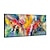 abordables Peintures Abstraites-Mintura main peinture à l&#039;huile sur toile mur art décoration moderne abstrait coloré image pour la décoration intérieure roulé sans cadre peinture non étirée
