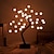 cheap Decorative Lights-LED Peach Blossom Christmas Tree Light Easter Tree Light 35 Leds Home Tabletop Decoration for Wedding Valentine&#039;s Day Christmas Party